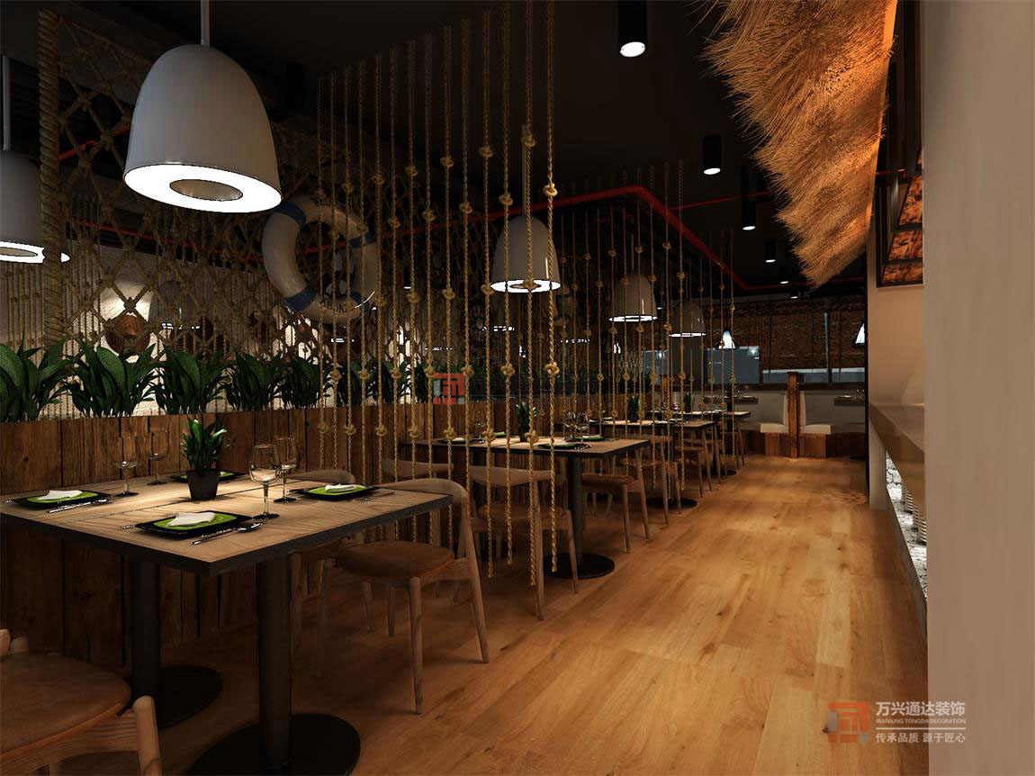 北京萬(wàn)興通達(dá)辦公裝修項(xiàng)目-鲅魚餃子館裝修效果圖