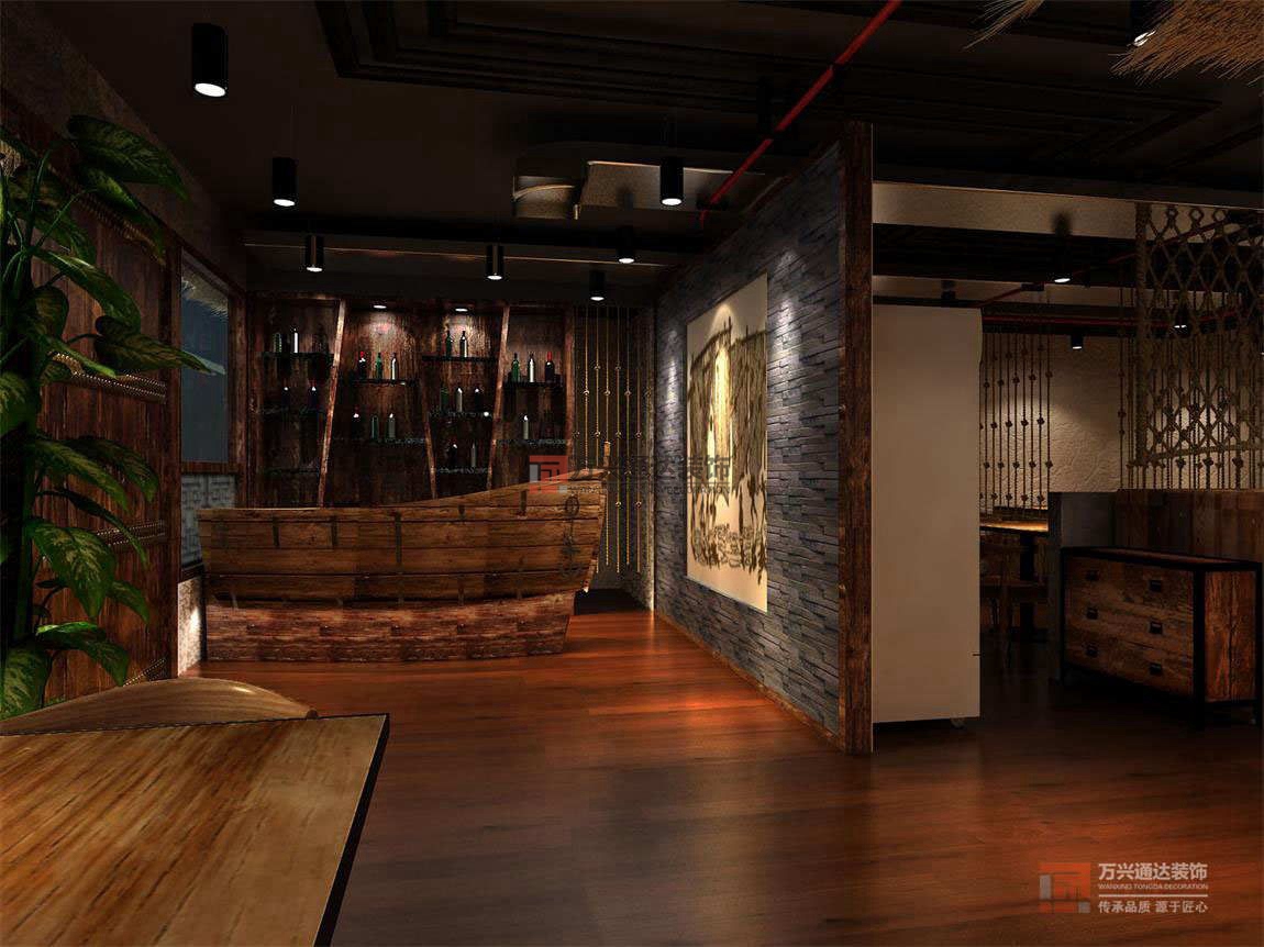 北京萬(wàn)興通達(dá)辦公裝修項(xiàng)目-鲅魚餃子館裝修效果圖