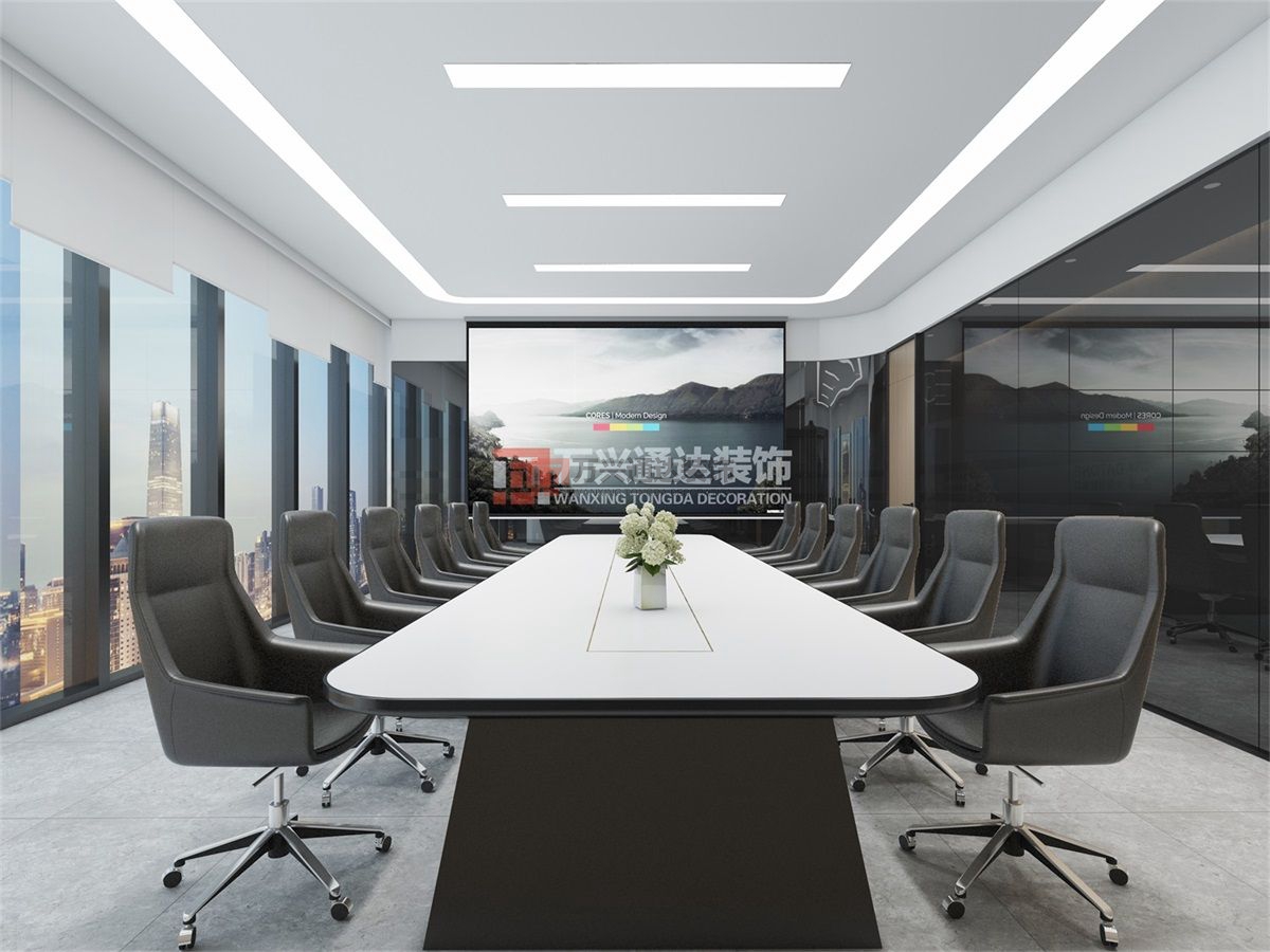 北京萬(wàn)興通達(dá)辦公裝修項(xiàng)目-某保險(xiǎn)北京分公司職場(chǎng)辦公室裝修效果圖