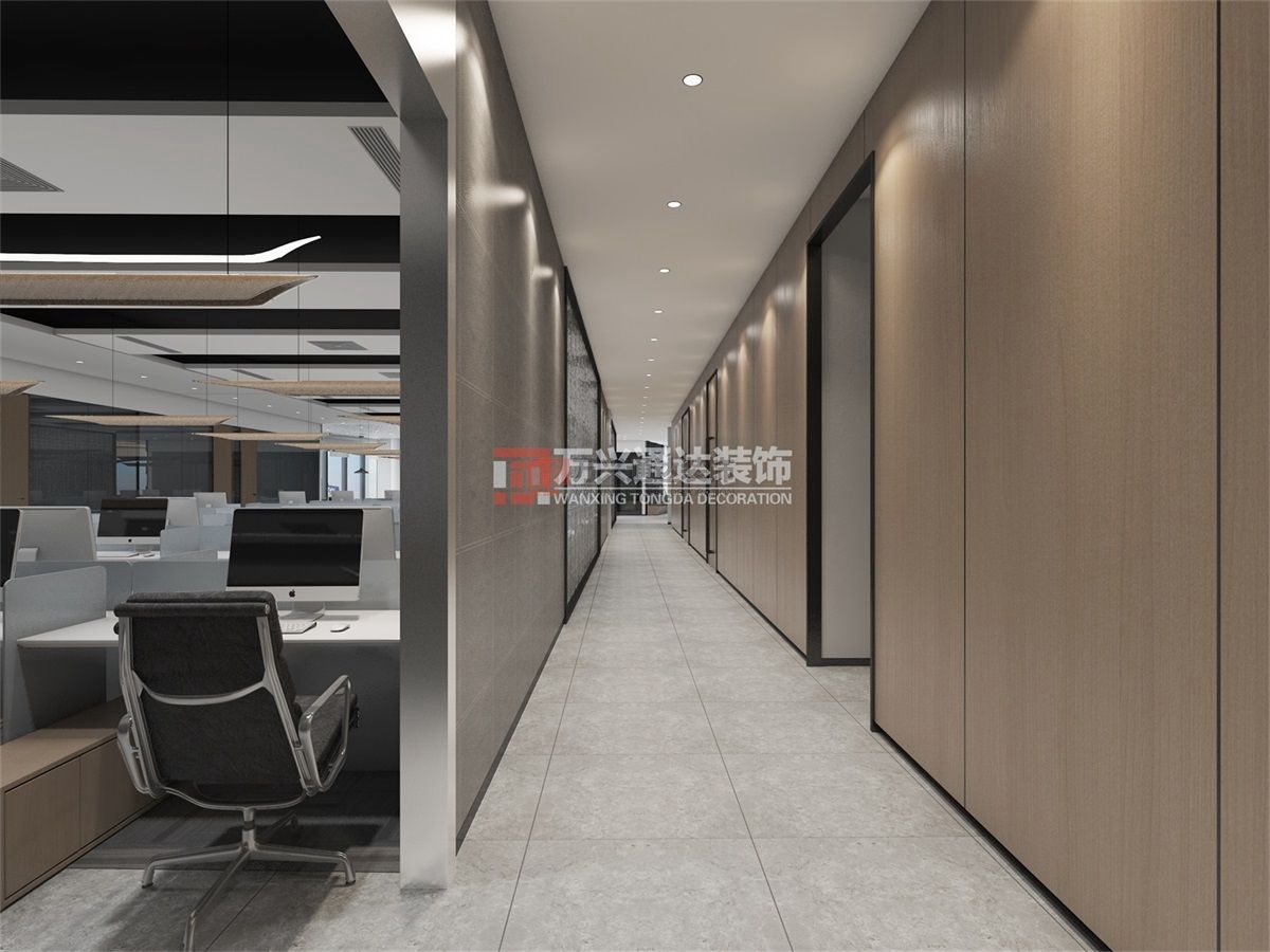 北京萬(wàn)興通達(dá)辦公裝修項(xiàng)目-某保險(xiǎn)北京分公司職場(chǎng)辦公室裝修效果圖