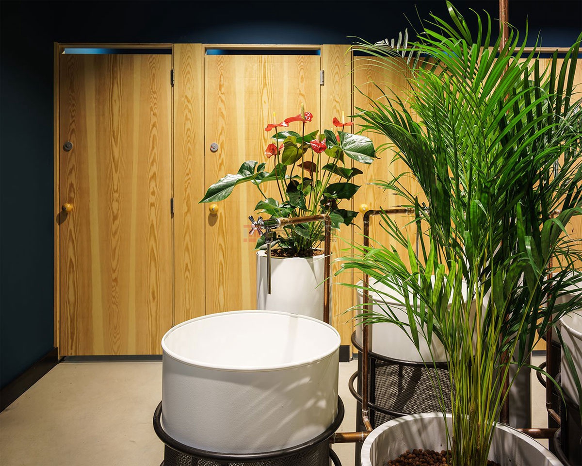 北京萬興通達(dá)辦公裝修項目-天地餐廳裝修效果圖