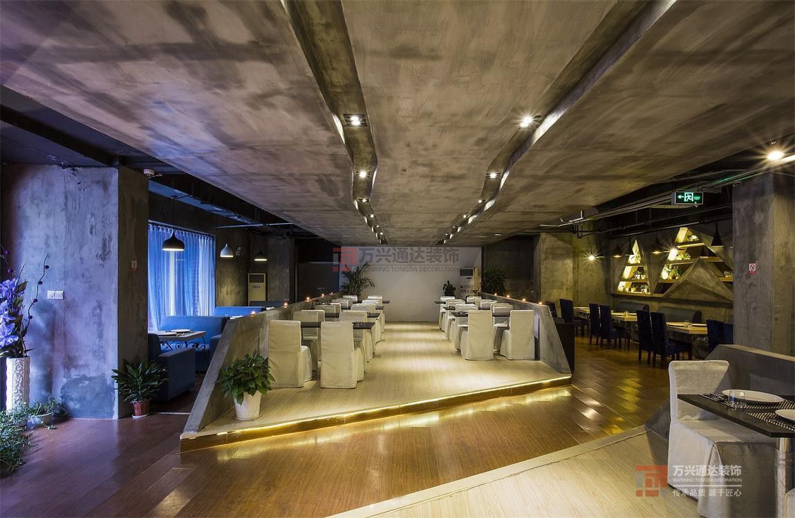北京萬興通達辦公裝修項目-年輪小院西餐廳裝修效果圖