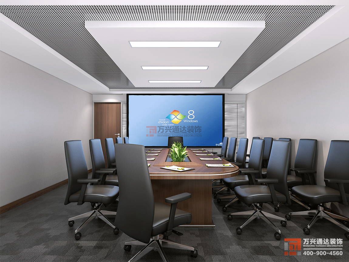 北京萬興通達辦公裝修項目-吉大正元信息技術(shù)股份有限公司裝修效果圖