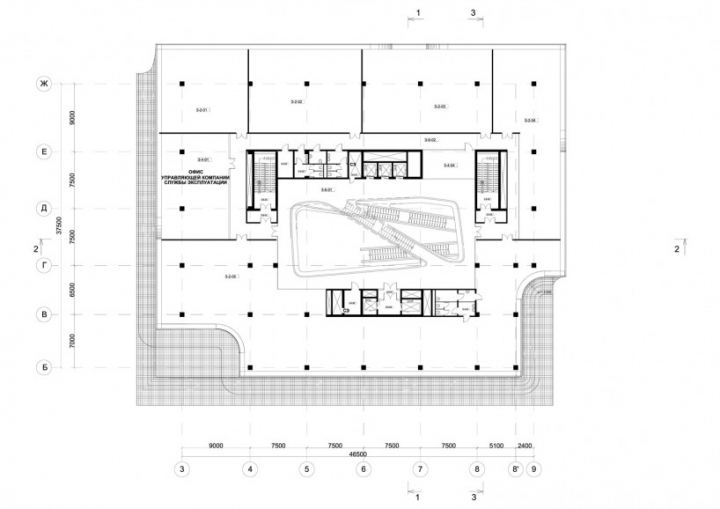 黑與白的交響樂:俄羅斯Dominion辦公樓設(shè)計(jì)欣賞
